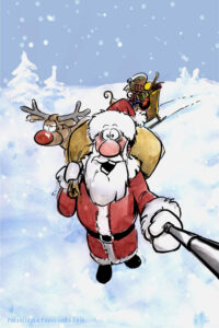 Weihnachtsselfie, 2016 @Ralf Sedlacek